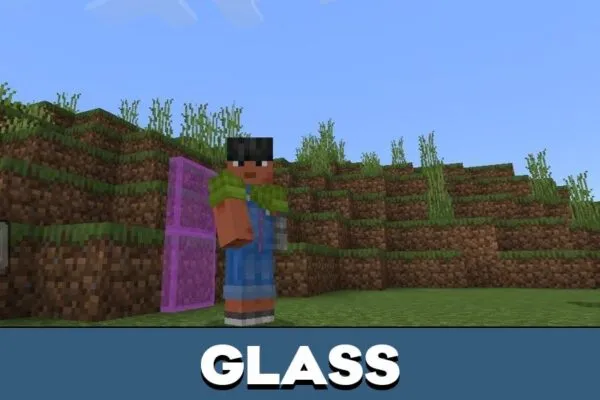 Glass from Camouflage Door Mod for Minecraft PE