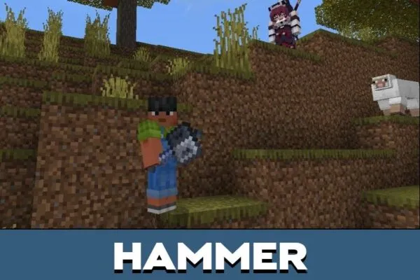 Hammer from Wakhimpact Mod for Minecraft PE