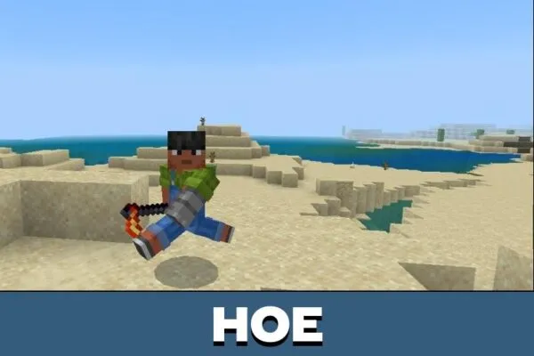 Hoe from Magma Plus Mod for Minecraft PE