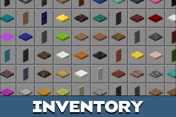 Inventory from Camouflage Door Mod for Minecraft PE