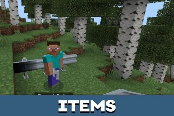 Items from Road Signs Mod for Minecraft PE