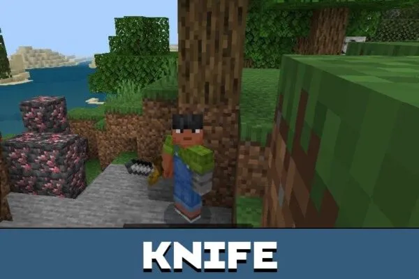 Knife from Socketed Weapons Mod for Minecraft PE