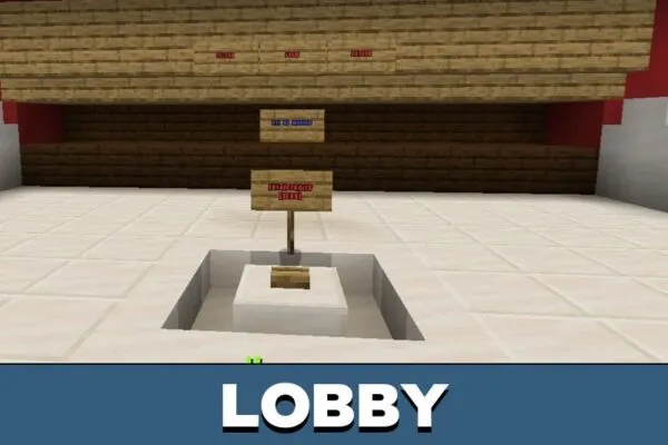 Lobby from Caseoh Boss for Minecraft PE