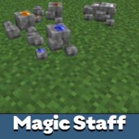 Magic Staff Mod for Minecraft PE