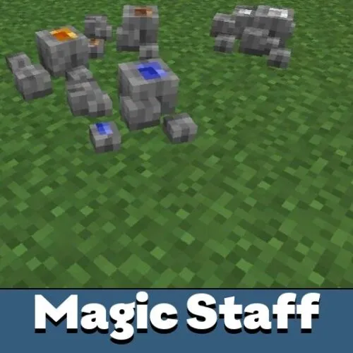 Magic Staff Mod for Minecraft PE