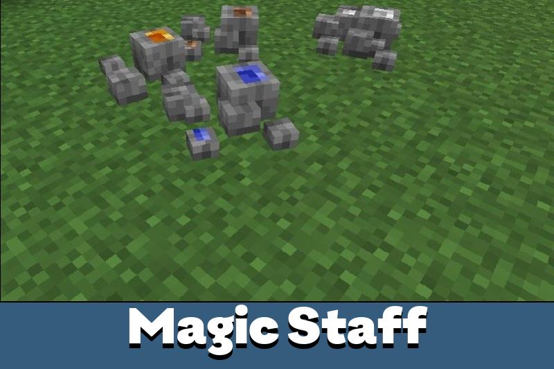 Magic Staff Mod for Minecraft PE