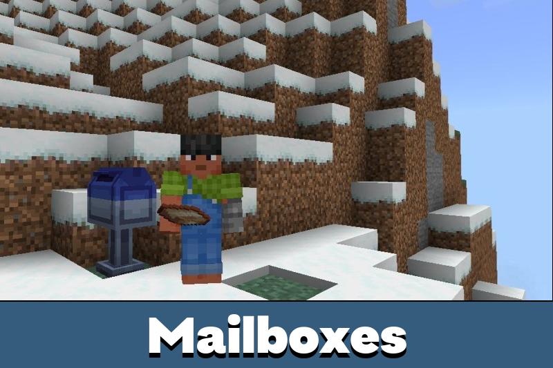 Mailboxes Mod for Minecraft PE