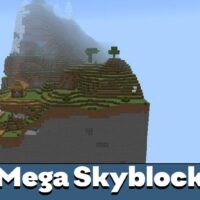Mega Skyblock Map for Minecraft PE