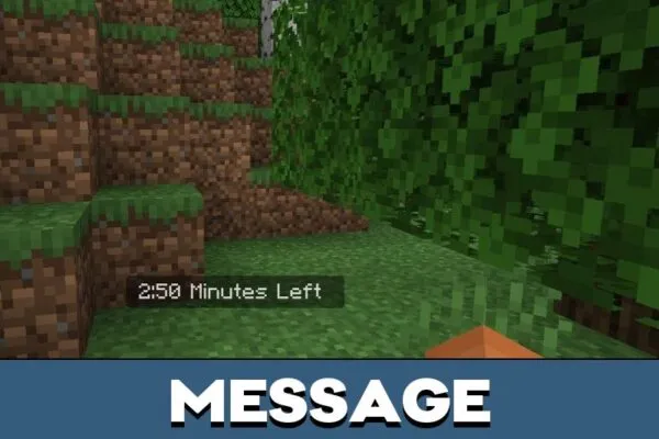 Message from Random Biome Mod for Minecraft PE