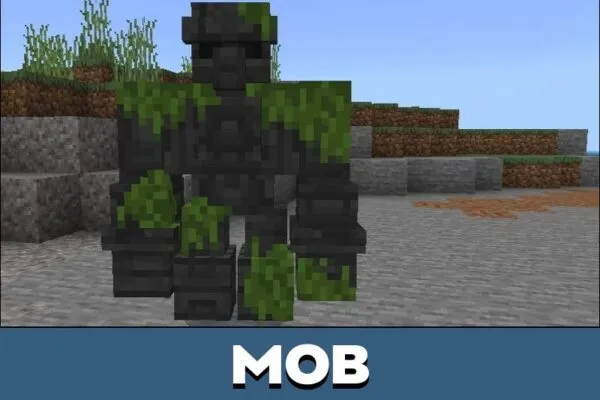 Mob from Nature Golem Texture Pack for Minecraft PE