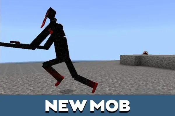 Mob from The Man from the Fog Mod for Minecraft PE