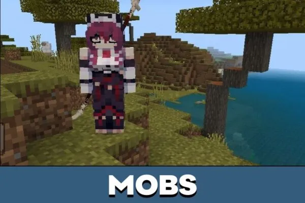 Mobs from Wakhimpact Mod for Minecraft PE