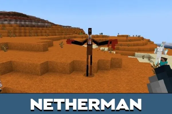 Netherman from The Man from the Fog for Minecraft PE