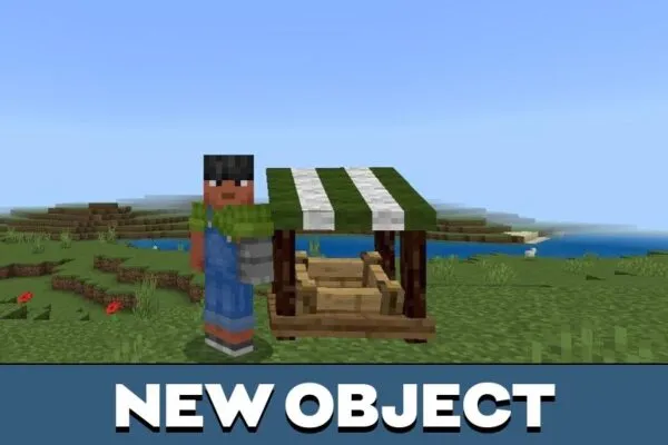 New Object from Advanced Shop Mod for Minecraft PE