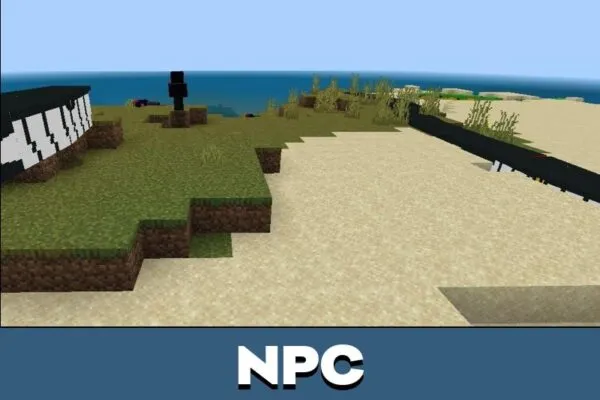 NPC from Gigantes Reptiles Mod for Minecraft PE