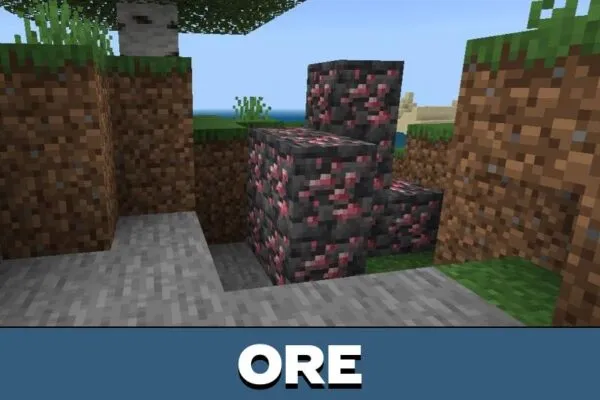 Ore from Socketed Weapons Mod for Minecraft PE