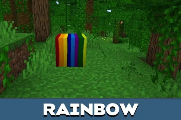 Rainbow Fun Blocks Mod for Minecraft PE