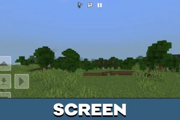 Screen from Cube UI Texture Pack for Minecraft PE