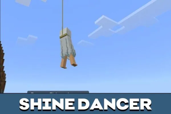 Shine Dancer from Ghostwire Tokyo mod for Minecraft PE