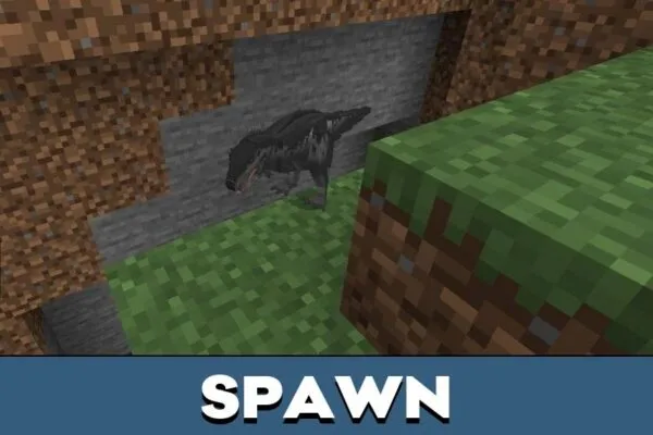 Spawn from Jurassic World Dominion Mod for Minecraft PE