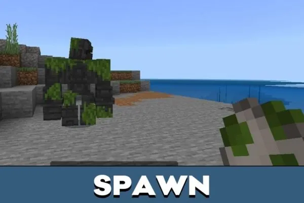 Spawn from Nature Golem Texture Pack for Minecraft PE