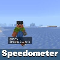 Speedometer Mod for Minecraft PE