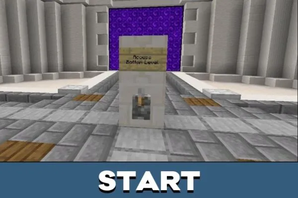 Start from One Room Escape Map for Minecraft PE