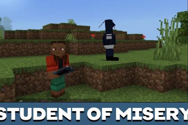 Student of Misery from Ghostwire Tokyo mod for Minecraft PE