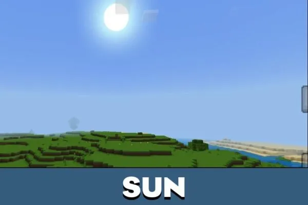 Sun from Firewolf Texture Pack for Minecraft PE