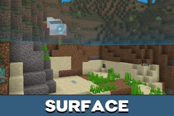 Surface from No Lava and Water Fog Texture Pack for Minecraft PE