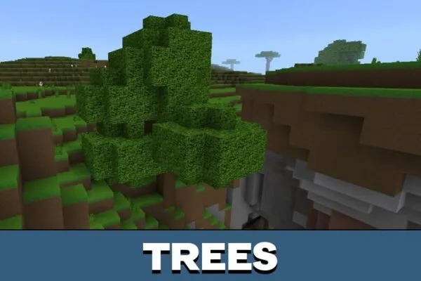 Trees from Firewolf Texture Pack for Minecraft PE