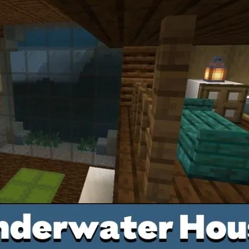 Underwater House Map for Minecraft PE