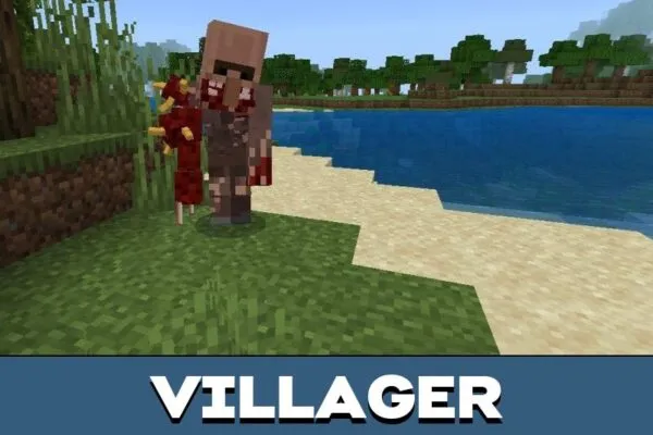 Villager from Experiment 8 Mod for Minecraft PE