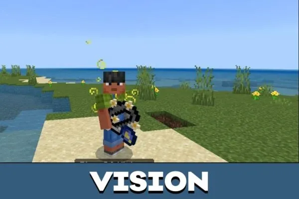 Vision from Power Rings Mod for Minecraft PE