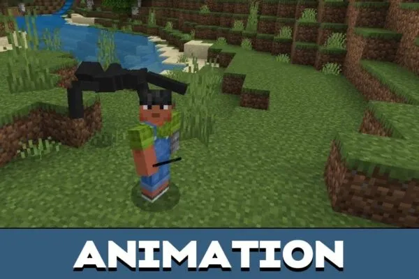 Animation from Meadow Dweller Mod for Minecraft PE