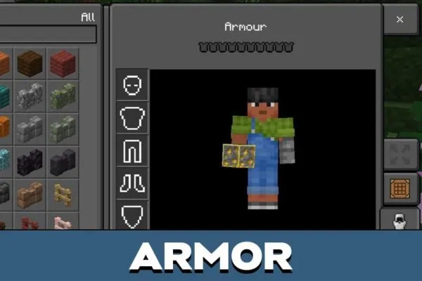 Armor from Terra Texture Pack for Minecraft PE