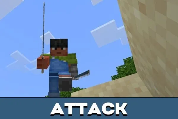 Attack from Kimetsu Texture Pack for Minecraft PE