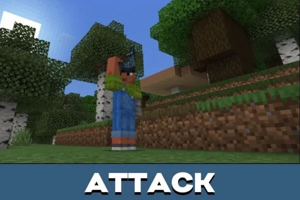 Attack from Leviathan Axe Mod for Minecraft PE