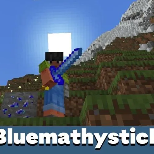 Bluemathystick Mod for Minecraft PE