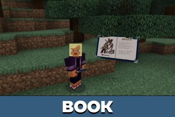 Book from All Bosses Mod for Minecraft PE