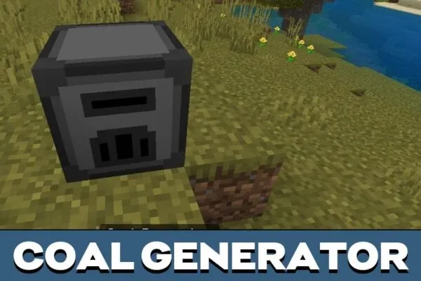 Coal Generator from Energistics Mod for Minecraft PE