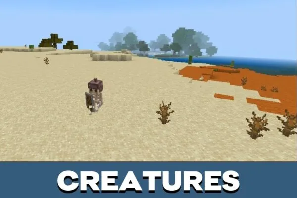 Creatures from Skeleton King Mod for Minecraft PE