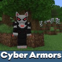 Cyber Armors Mod for Minecraft PE