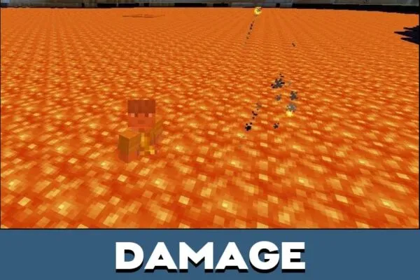 Damage from Lava House Map for Minecraft PE