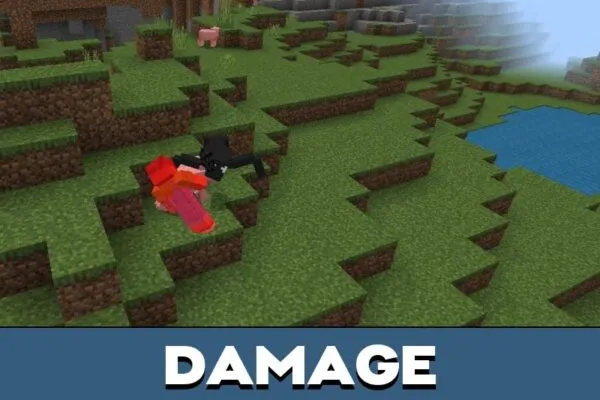 Damage from Meadow Dweller Mod for Minecraft PE