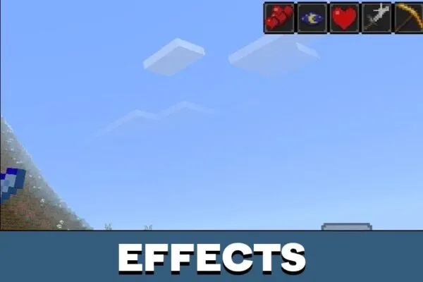 Effects from Bluemathystick Mod for Minecraft PE