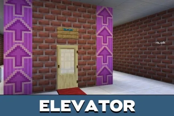 Elevator from Monster School Map for Minecraft PE