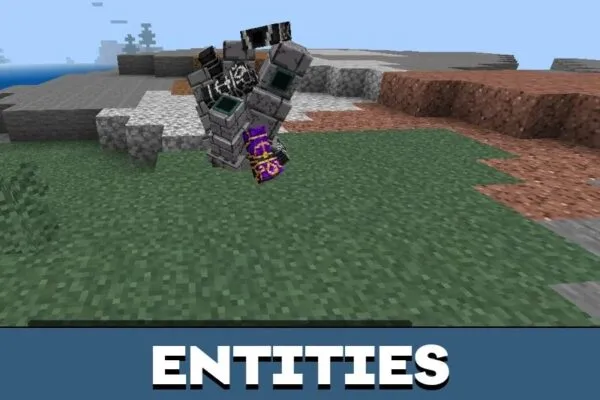 Entities from All Bosses Mod for Minecraft PE