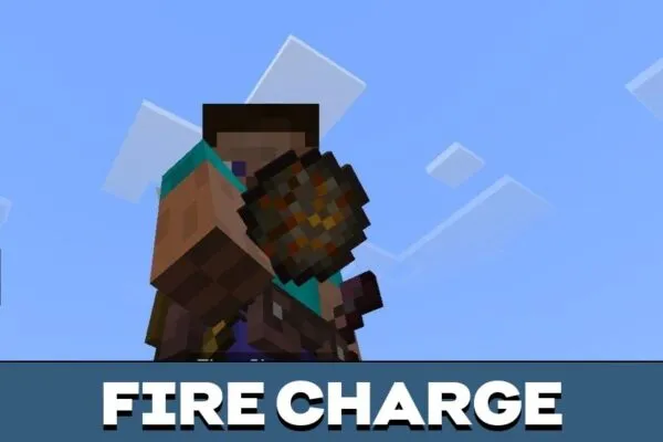 Fire Charge from Combat Plus Mod for Minecraft PE