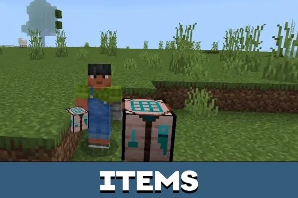 Items from Block Duplicator Mod for Minecraft PE